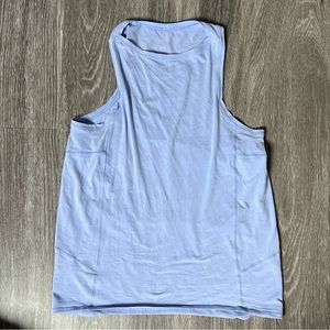 Lululemon Back In Action Tank, size 6, hydrangea blue